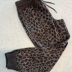 Leopard Jogger Style Pant
